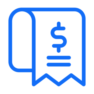 payment icon blue